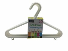 RYSONS 20x WEISS KINDER KINDER KUNSTSTOFFBÜGEL KINDER BABY KLEIDUNG KLEIDERBÜGEL Baby-Clothes Hanger price
