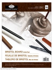 A4 BRISTOLBRETT KÜNSTLERBLOCK 15 GLATTE BLÄTTER 135lb/230gsm ZEICHNUNG ILLUSTRATION Drawing Pad price