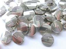 10 Spacer 12x3mm Münze Scheibe flach Metallperlen Farbe antiksilber #S016 Perlenfarbe price