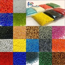 Rocailles Perlen 4mm Glasperlen 20g - 100g Schmuckperlen Glass Seed Beads Perlenfarbe price