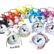 Neu Mini Wecker elektronische runde Zahl Doppelglocke Schreibtisch Tisch Digital Quar Desk Clock price