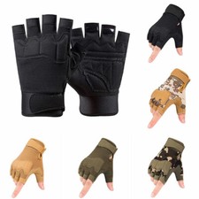 Outdoor Handschuhe Fingerlose Fahrradhandschuhe Taktische Anti-Rutsch Halbfinger Handschuhe (Outdoor) price