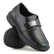 Jungen Kinder Smart formell lässig neu Touch Strap Schulanfang Turnschuhe Schuhe Größe Jungen-Casual Schuhe price