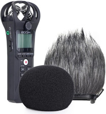 Zoom H1N Recorder Foam & Furry Indoor/Outdoor Windscreen Muff - Windschutz Muff Recorder price