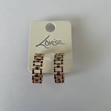 NEU Louisa Ohrringe goldfarben Colored Stone Earrings price
