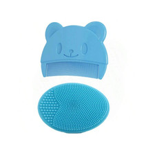 2-teiliges Baby Haarwaschset - Silikon Shampoo Bürste & sanfter Kamm für Wiege Kappe - UK Baby-Haarbürste-Kamm price