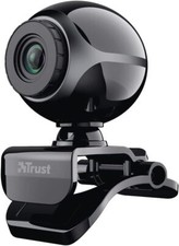 Trust Exis Webcam 300K mit Mikrofon USB 480p Camera USB Schwarz Webkamera Web Cameras price