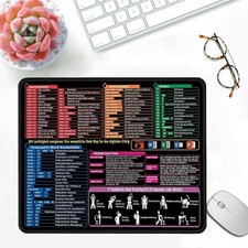 Mauspad Büro Gaming Mousepad 25x30cm mit Deutsch Shortcuts Für Office PC Laptop Gaming Mouse Pad price