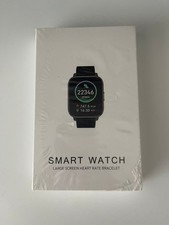 Smart Watch Fitness Uhr 1.69" Touchscreen Herzfrequenz Sportuhr Schwarz Neu Smart Bracelet price