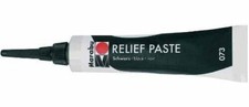 MARABU OUTLINER RELIEFPASTE - GLASFARBEN PORZELLAN ACRYL - 20ML TUBE SCHWARZ Relief Paste price