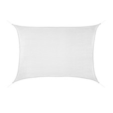 Sonnensegel Rechteck 2 x 4 m Weiß HDPE Sonnenschutz UV-Schutz Garten Terrasse Sonnenschutz price