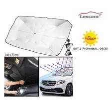 Lescars Wärmeisolierender Sonnenschutz für die Autoscheibe, 140 x 79 cm, UV50+ Sonnenschutz price