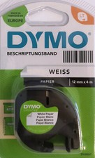 Dymo Personal Labelmaker Paper White 12 mm x 4 m Beschriftungsband Label Maker price