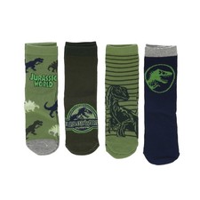 Jurassic World Socken 4er Pack Kinder 27/30 4 Paar Jungen Mädchen Dinosaurier Jungen-Socken price