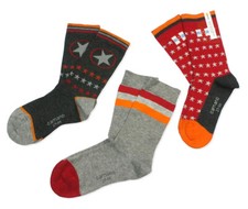 3 Paar CAMANO Mädchen Jungen Socken Strümpfe 3er Pack Baumwolle bunt Gr. 39-42 Jungen-Socken price
