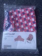 IKEA ANTILOP Hochstuhleinsatz Bezug - Neu - Äpfel Birnen rot blau weiß High Chair Cover price