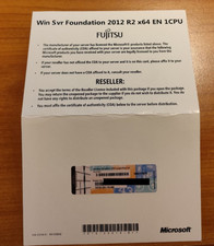 Fujitsu Microsoft Windows Server 2012 R2 Foundation  Lizenz Key Aufkleber DVD Server Zubehör price