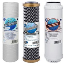 Aquafilter 3er Set Ersatzfilter Ganzes Haus Wasseraufbereiter Enthärtung 10" Water Purifier price