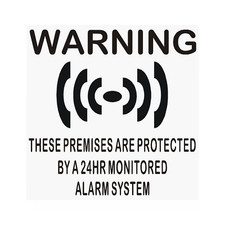 4 x PREMISES geschützte Alarmanlage - interne Aufkleber - Geschäft, Zuhause, Sicherheit Security System Sets price