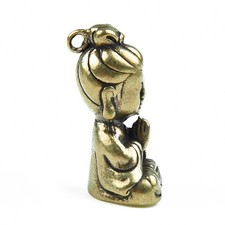 1*Mini Buddha Guanyin Figuren Massives Messing Statuen Büro Desk Heim Dekoration Büro-Desk price