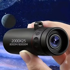 2000x25/24 Mini Monokular Fernglas – Guter Nachtsicht HD Zoom kompakt IPX5 + FMC Ferngläser price