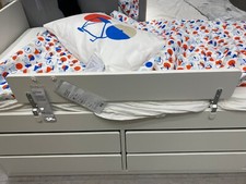 Kinderbett/Babybett Ikea NATTAPA Schutzgitter Bettgitter, weiß, Sturzgefahr reduziert Baby-Bed Rail price