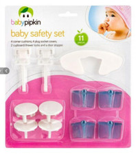 Baby Sicherheit Set Schrank Schubladenschlösser Eckkissen Türstopper Steckdose Abdeckung Baby-Sicherheitsset price