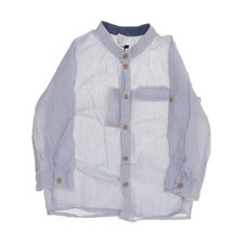 H&M Baby, Hemd, Größe: 86, Blau/Mehrfarbig, Baumwolle, Streifen, Jungen #PQc Baby-Hemd price
