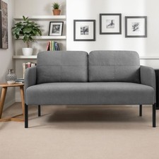 2 Sitzer Couch gepolsterter Sessel Loungesofa Polstersofa Loveseat Metallrahmen Loveseat price