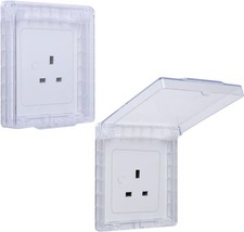 Lichtschalter Abdeckung Schutz 2er Pack, Kindersicher Wandschalter Steckdosenabdeckung für Zuhause zu Outlet Cover price