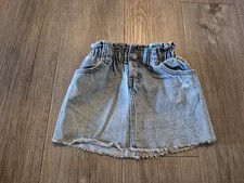 Mädchen Jeansrock von Zara Gr. 86 blau Paperbag Minirock Denim Rock Baby Baby-Rock price