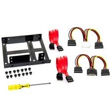 FANTEC Einbaurahmen für 2× 2,5" SSD in HDD Gehäuse (QB-Serie) HDD-Gehäuse price
