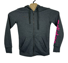 Adidas Hoodie Damen Sweatshirt Small Grau Full Zip Jacke Pullover Vintage Y2K Damen-Sweatshirt price
