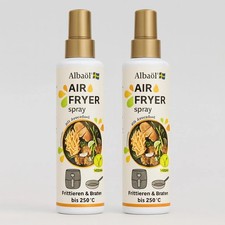 2 x Albaöl Air Fryer Spray 190ml Flasche, mit 5 % Avocadoöl & Fryers price