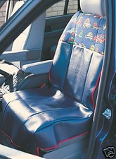 Kinder Autositzausstattung Schutzhülle Für 1 Sitz Vehicle Print Blau Baby-Car Sitzbezug price