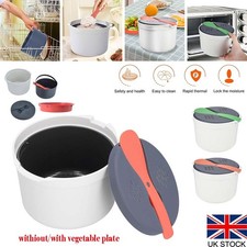 2L Mikrowelle Reiskocher, Mikrowelle Reis Nudelkocher mit Sieb Dampfgarer UK Steam Cookers price