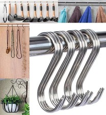 5-10X Edelstahl S Haken Schwerlast Aufhänger Haken für Küche Bad Schlafzimmer Badezimmer-Hooks price