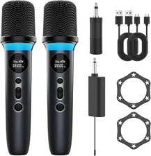 Drahtloses Mikrofon, Dual Handmikrofon 40 Stunden Akkulaufzeit 200 Fuß Reichweite Karaoke Karaoke Microphone price
