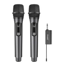 2,4 GHz kabelloses Mikrofon Dual Handmikrofon mit Empfänger für DJ, Karaoke, Kirche Karaoke Microphone price