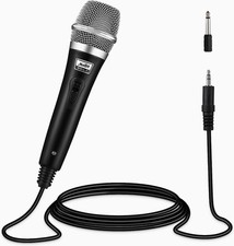 Moukey Dynamisches Mikrofon, Heim Karaoke Mikrofon mit 13 Fuß XLR-Kabel, Niere Karaoke Microphone price