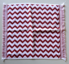 Kracht Küchentuch Baumwolle Frottee Frottier Handtuch 50x50 ZickZack Fransen Küchen-Handtuch price