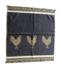 Kracht Küchentuch Baumwolle Frottee Frottier Handtuch 50x50 Hahn braun Fransen Küchen-Handtuch price