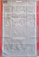 Geschirrtücher 100% Baumwolle Küchentücher 50 x 70 cm Küchenhandtuch Grau Rot Küchen-Handtuch price