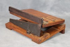 Antik Vintage Merretts Papier Guillotine Trimmer Schneider Schreibtisch Holz um 1920 Paper Cutter (Guillotine) price