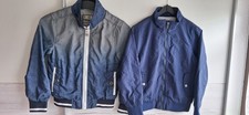 Kinder Jungen Mantel Jacke Anorak Herbst 2mal Blau Gr.134-140 Jungen-Mantel price