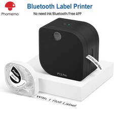 Phomemo P12PRO Bluetooth Etikettendrucker Mini labelmaker Beschriftungsgerät Printers price