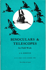 Binoculars & Telescopes For Field Work, J R Hebditch - 1967 Field Guide Telescopes price