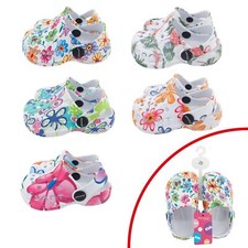 Clogs Kinder Babys Schuhe Hausschuhe Sandalen bunt geblümt Gartenschuhe Mädchen Unisex Kids Outdoor Schuhe price