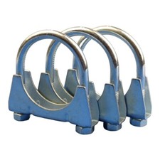 3 x Auspuffschelle, Montageschelle , Bügelschelle / Clamp M8 Ø 45 mm Clamp price