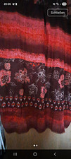 SCHAL YBlumenmuster Rot/Schwarz/Weiß 60x90 cm Schal price